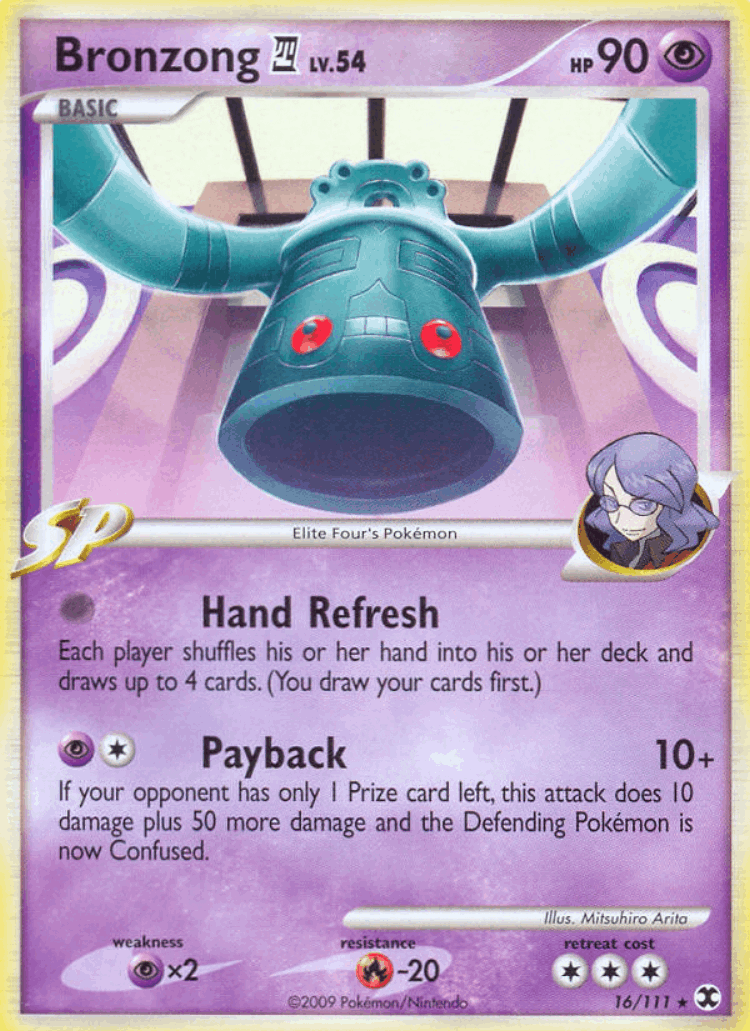 Bronzong E4 #16 from Rising Rivals - Rare - Illustrated by Mitsuhiro Arita