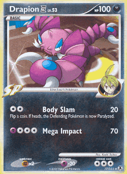 Drapion E4 Pokémon TCG card art