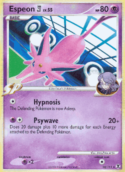 Espeon E4 Pokémon TCG card art