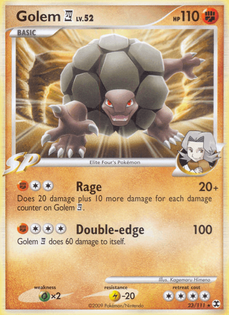 Golem E4 #23 from Rising Rivals - Rare - Illustrated by Kagemaru Himeno