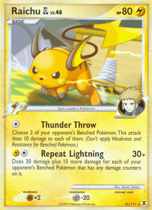 Raichu GL 31, Rising Rivals