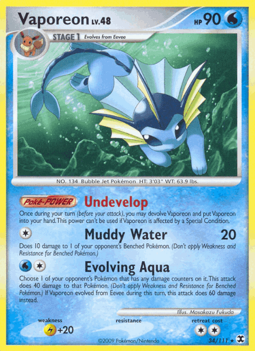 Vaporeon 34, Rising Rivals