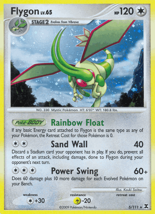 Flygon Pokémon TCG card art