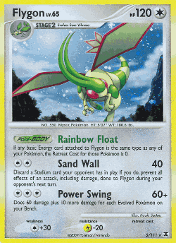 Flygon Pokémon TCG card art