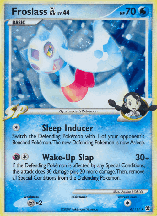 Froslass GL Pokémon TCG card art