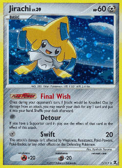 Jirachi Pokémon TCG card art