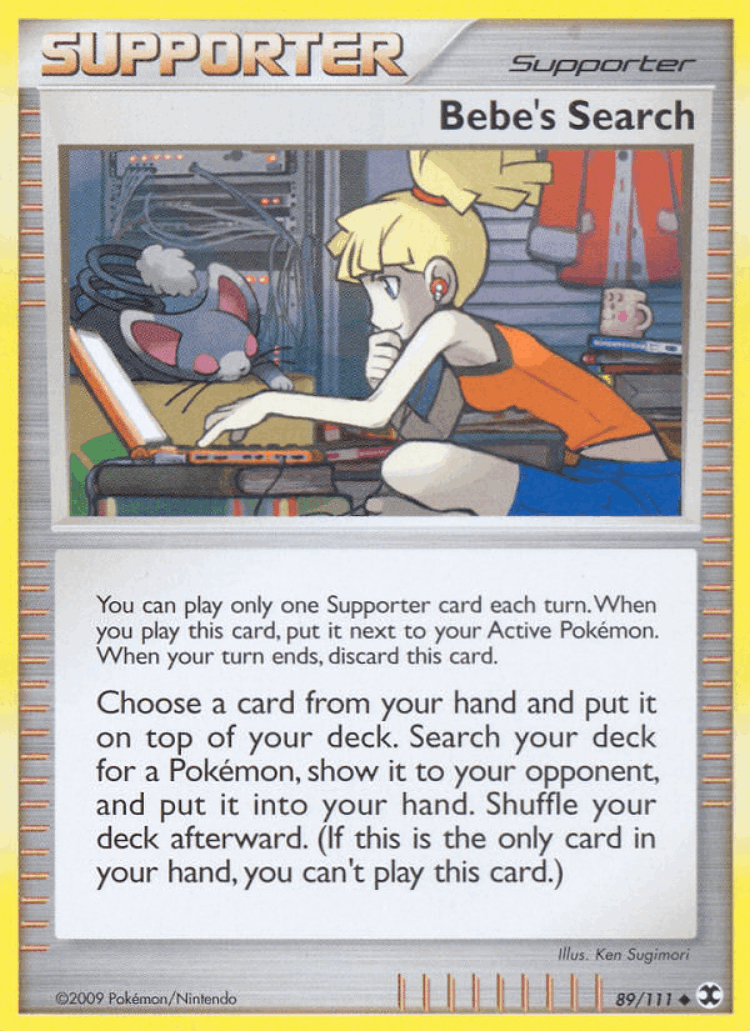 Bebe's Search #89 from Rising Rivals - Uncommon - Illustrated by Ken Sugimori