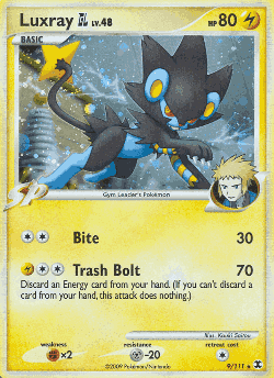 Luxray GL Pokémon TCG card art