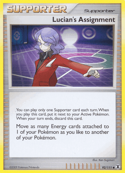 Lucian's Assignment #92 from Rising Rivals - Uncommon - Illustrated by Ken Sugimori