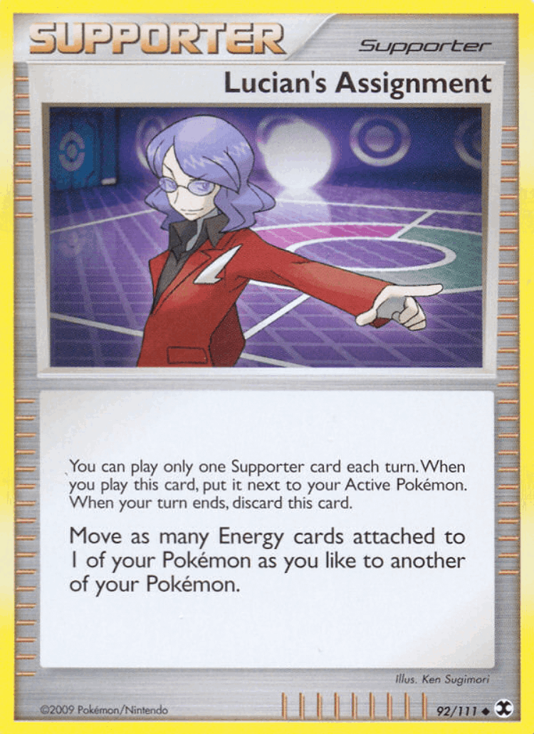Lucian's Assignment #92 from Rising Rivals - Uncommon - Illustrated by Ken Sugimori