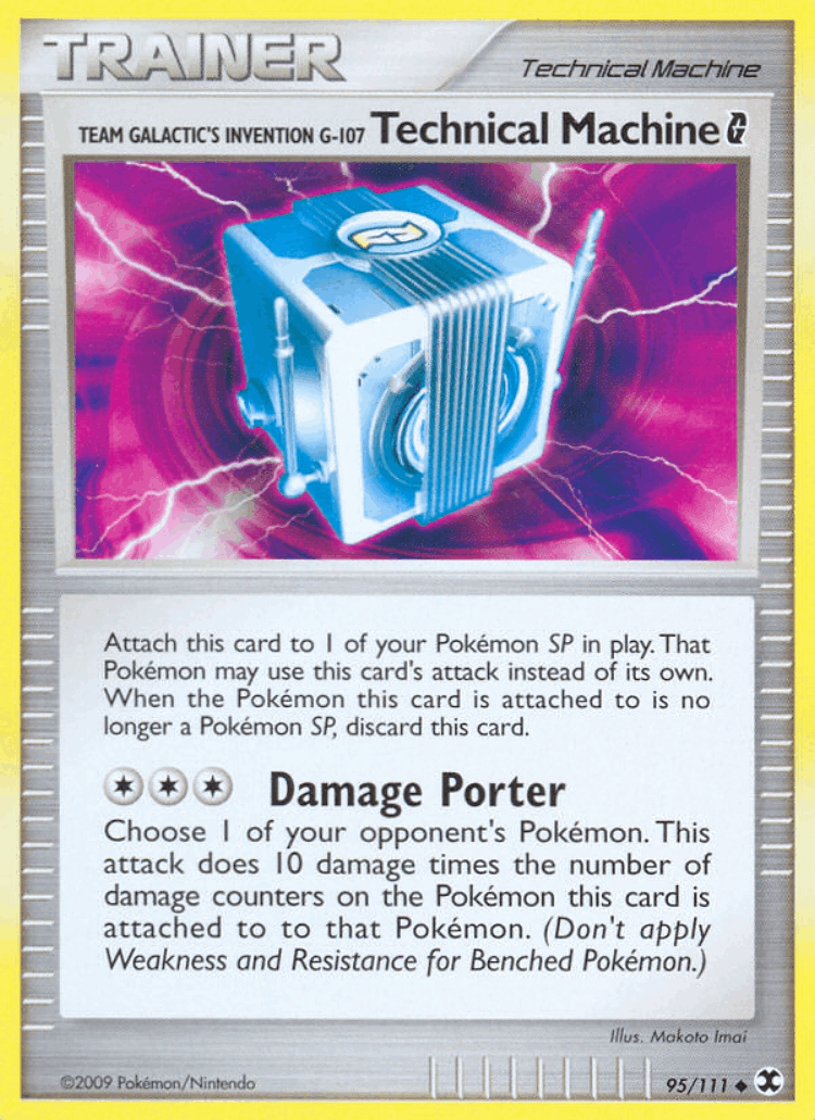 Team Galactic's Invention G-107 Technical Machine G #95 from Rising Rivals - Uncommon - Illustrated by Makoto Imai