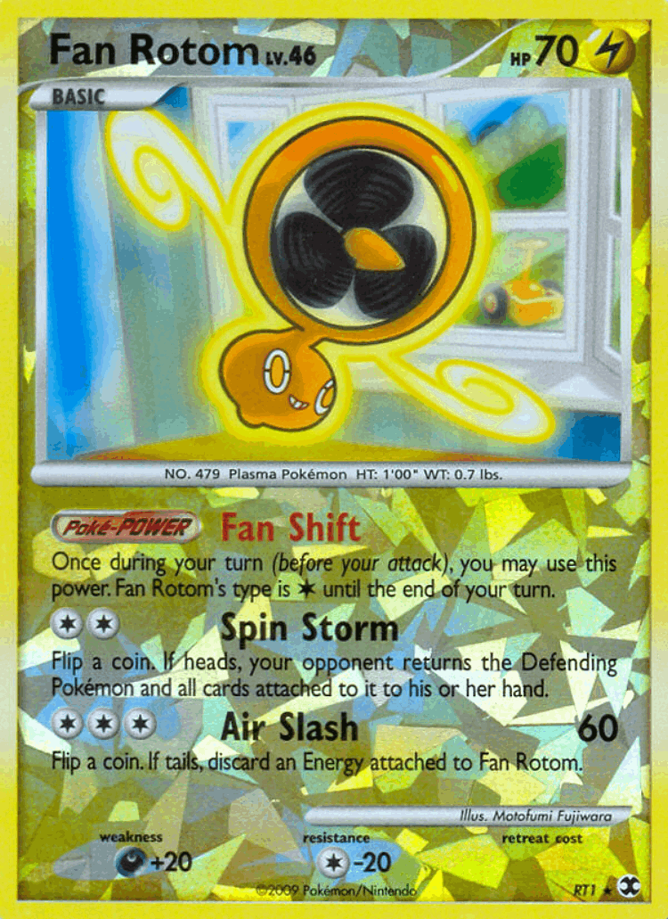 Fan Rotom #1 from Rising Rivals - Rare - Illustrated by Motofumi Fujiwara