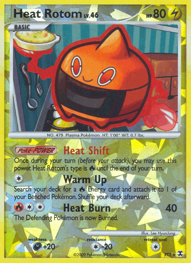 Heat Rotom #3 from Rising Rivals - Rare - Illustrated by Lee HyunJung