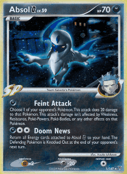 Absol G Pokémon TCG card art