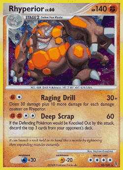 Rhyperior Pokémon TCG card art