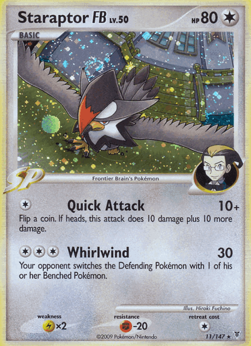Staraptor FB Pokémon TCG card art