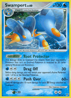 Swampert Pokémon TCG card art
