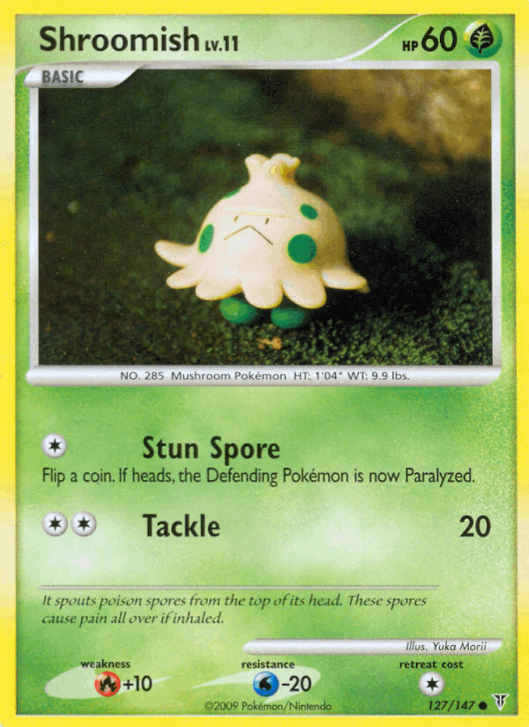 Shroomish #127 from Supreme Victors - Common - Illustrated by Yuka Morii