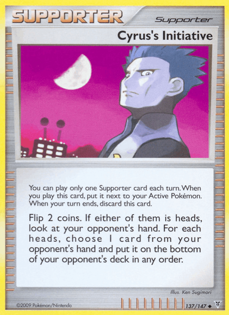 Cyrus's Initiative #137 from Supreme Victors - Uncommon - Illustrated by Ken Sugimori