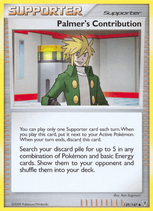 Palmer's Contribution #139 from Supreme Victors - Uncommon - Illustrated by Ken Sugimori