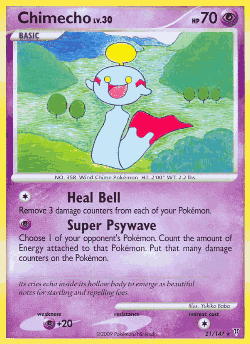 Chimecho Pokémon TCG card art