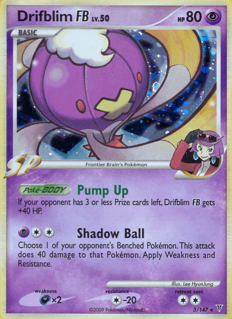 Drifblim FB #3 from Supreme Victors - Rare Holo - Illustrated by Lee HyunJung