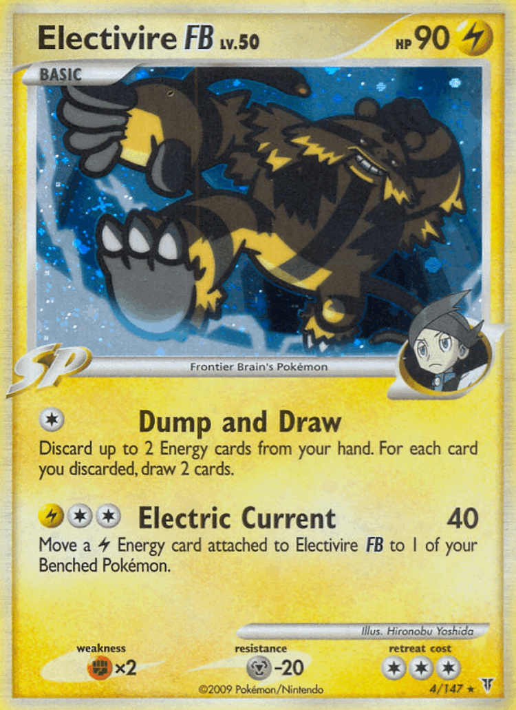Electivire FB #4 from Supreme Victors - Rare Holo - Illustrated by Hironobu Yoshida