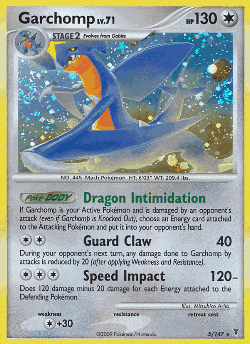 Garchomp Pokémon TCG card art