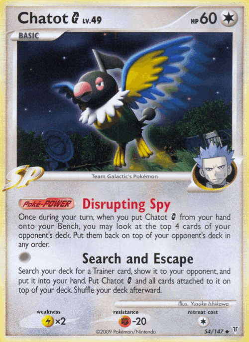 Chatot G 54, Supreme Victors