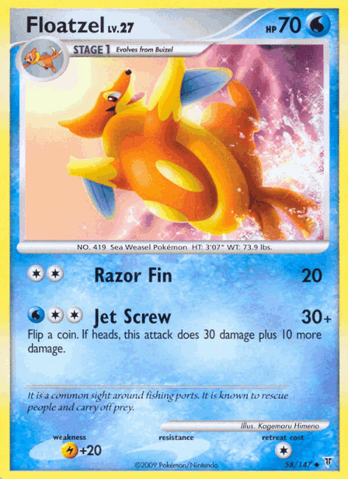 Floatzel 58, Supreme Victors