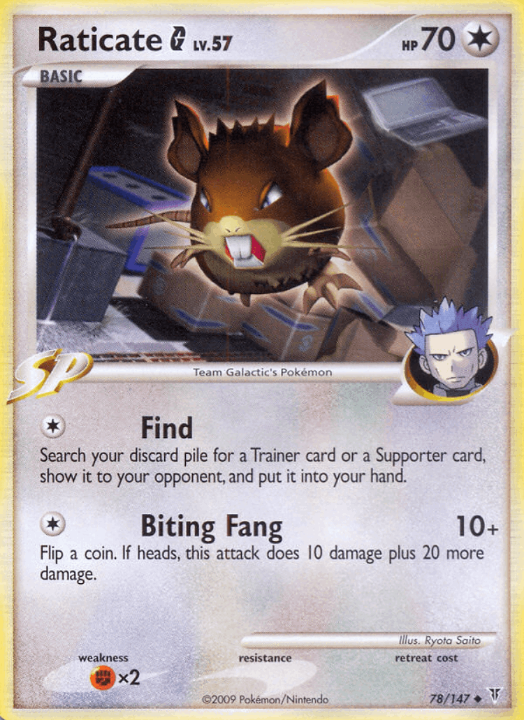 Raticate G #78 from Supreme Victors - Uncommon - Illustrated by Ryota Saito