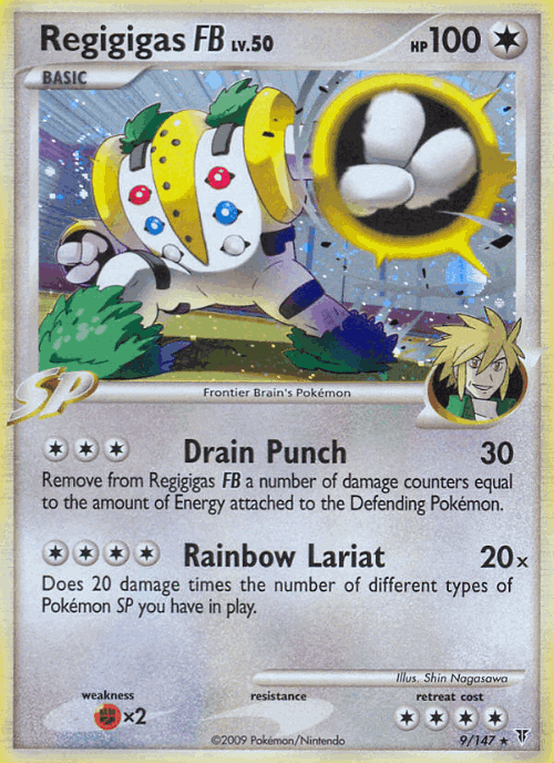 Regigigas FB Pokémon TCG card art