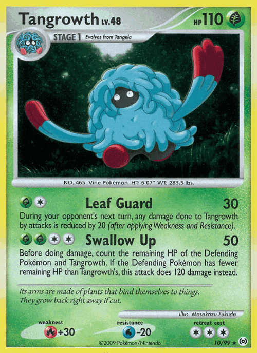 Tangrowth Pokémon TCG card art