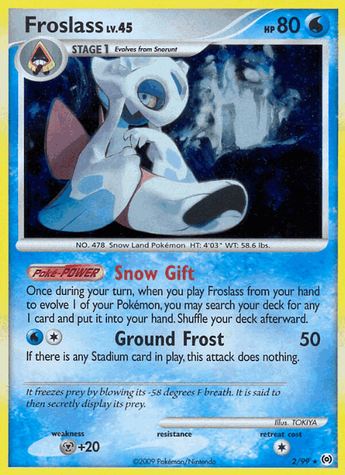 Froslass #2 from Arceus - Rare Holo - Illustrated by TOKIYA