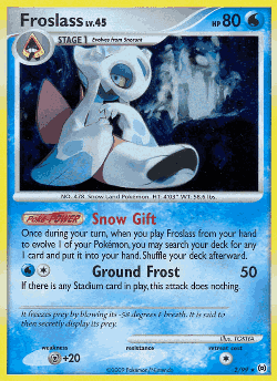 Froslass Pokémon TCG card art