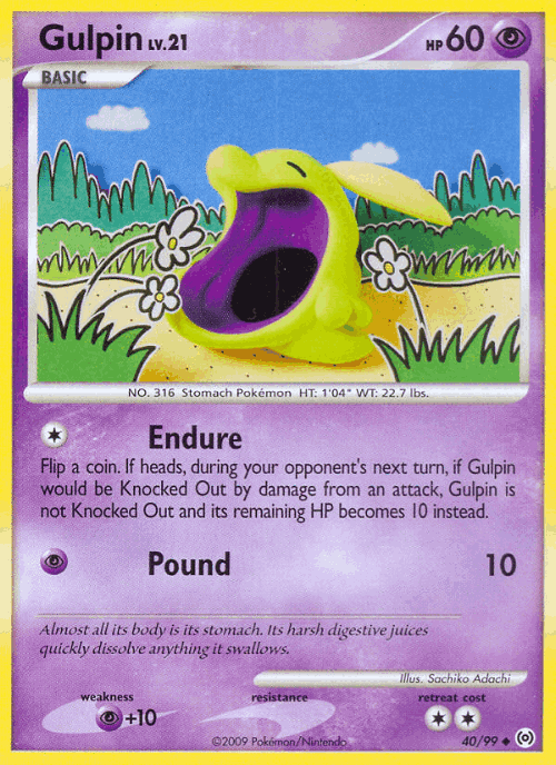 Gulpin 40, Arceus