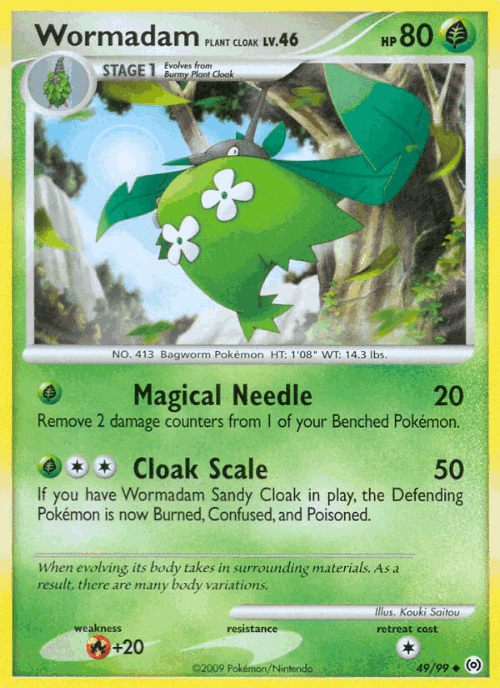 Wormadam Plant Cloak 49, Arceus