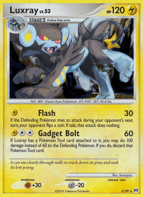 Luxray Pokémon TCG card art