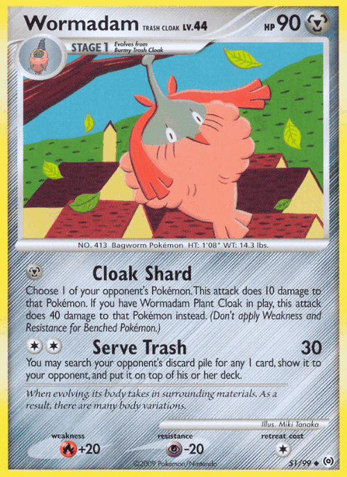 Wormadam Trash Cloak 51, Arceus