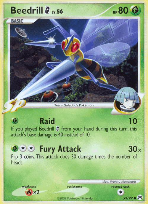 Beedrill G 53, Arceus