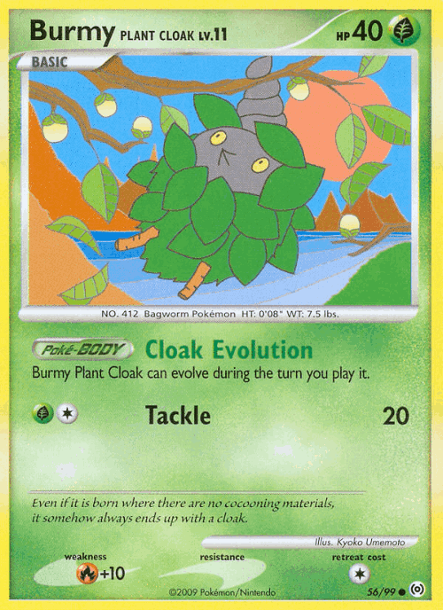 Burmy Plant Cloak 56, Arceus