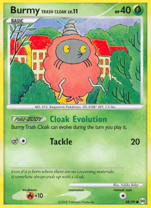 Burmy Trash Cloak 58, Arceus