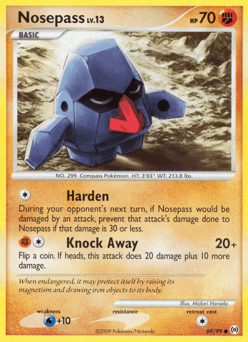 Nosepass 69, Arceus