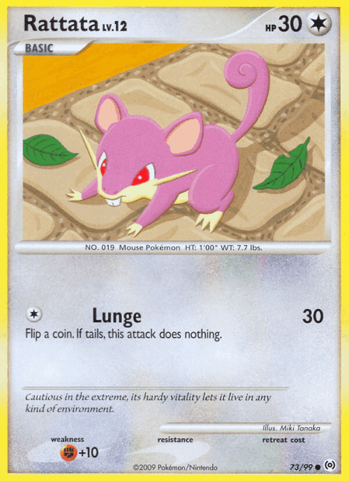 Rattata 73, Arceus
