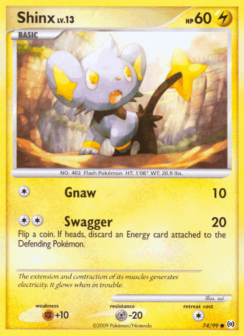 Shinx 74, Arceus