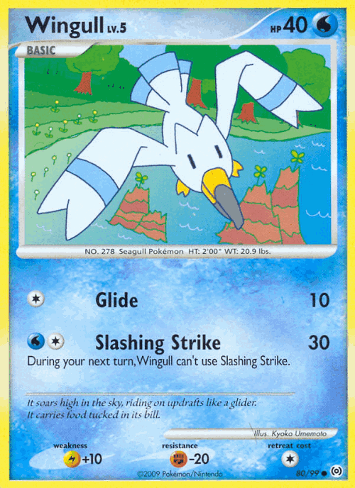 Wingull 80, Arceus