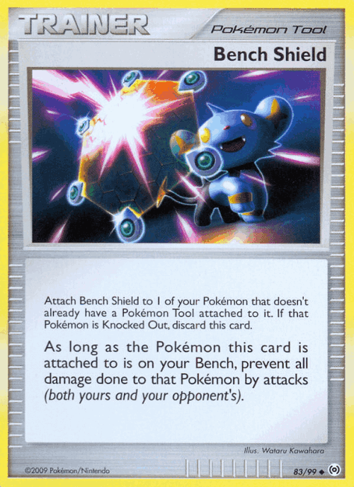 Bench Shield #83 from Arceus - Uncommon - Illustrated by Wataru Kawahara