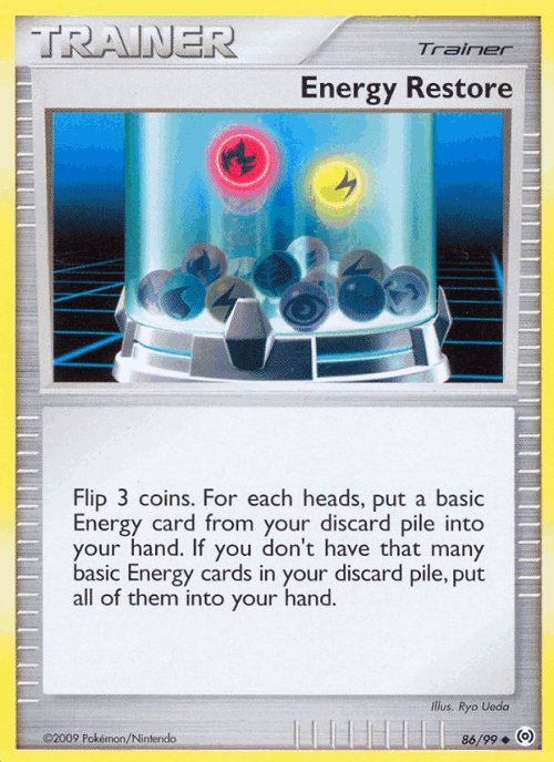 Energy Restore #86 from Arceus - Uncommon - Illustrated by Ryo Ueda