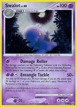 Swalot Pokémon TCG card art
