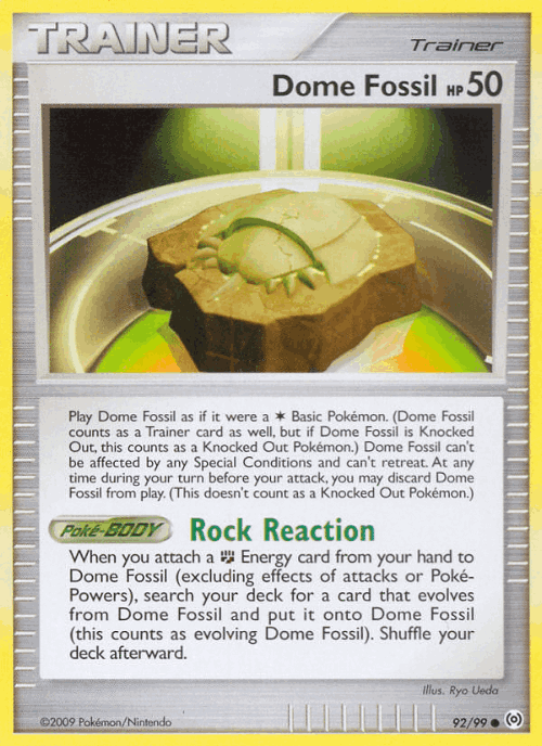 Dome Fossil 92, Arceus
